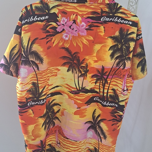 Vintage Mens Tropical, Cayman Islands button down shirt, Size M. - Picture 5 of 7